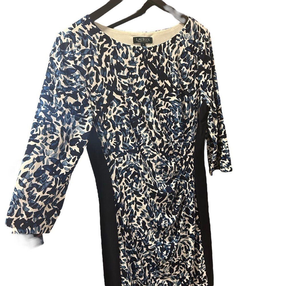 Lauren Women's Ralph Lauren Tucked Printed Jersey Dress - Picture 6 of 10